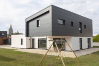 Maison aérienne contemporaine, Doubs (2016-2017)