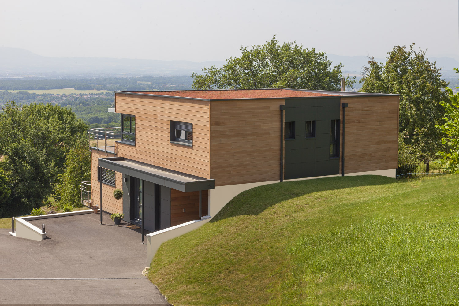Construire Une Maison En Bois Sur Un Terrain Pente | Ventana Blog