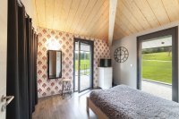 Maison bois crépis contemporaine, Longemaison (2018)