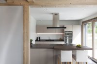 Maison bois et crépis, Lully (Haute-Savoie)