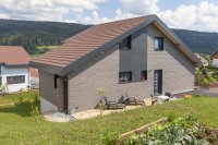 Maison bois prégrisé , Arçon (2018)
