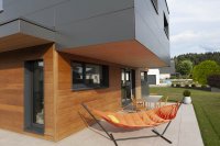 Maison contemporaine en toit plat, Doubs (2016)