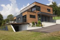 Grande maison en terrasse , Grilly