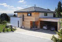 4 pans et toiture terrasse en Pays de Gex, CROZET (2013)