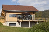 Douglas et Pierre dans le Haut-Jura, Lamoura (39)