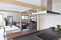 Maison bois et crépis, Lully (Haute-Savoie)